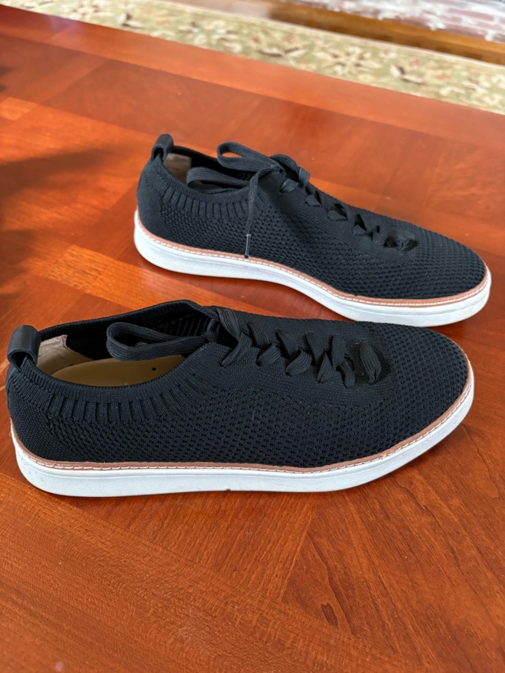 Talbots Brittany Knit Lace-Up Sneakers Size 8